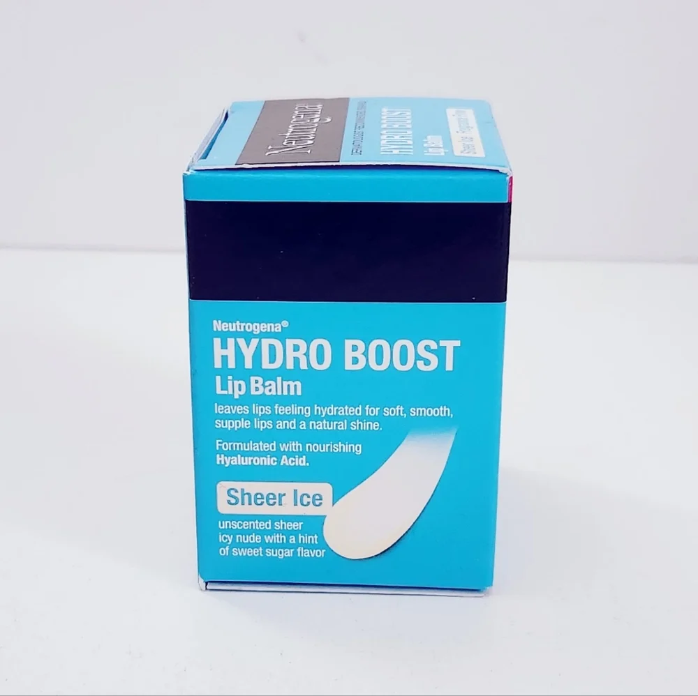 🐢2/$15 Neutrogena Hydro Boost Hyaluronic Acid Lip Balm Sheer Ice
